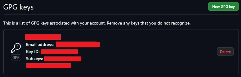 Export ASCII public key
