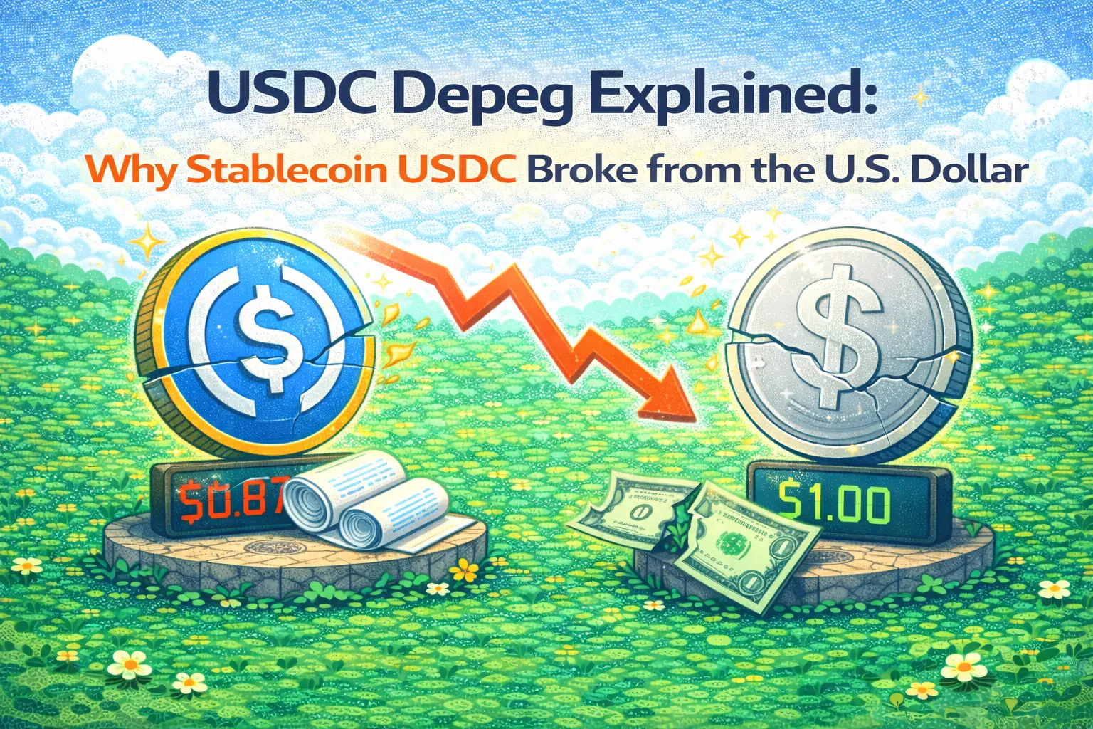 USDC Depeg Explained: Why Stablecoin USDC Broke from the U.S. Dollar