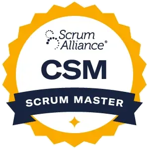 Certified Scrum Master Badge